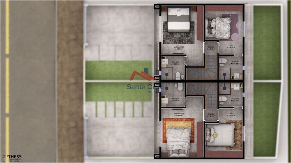 Sobrado, 2 quartos, 85 m² - Foto 3