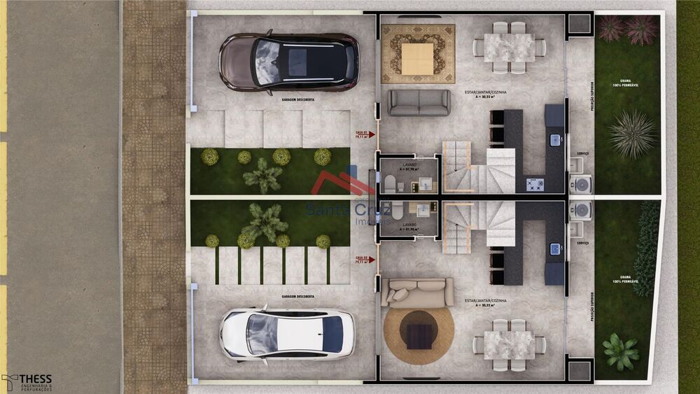 Sobrado, 2 quartos, 85 m² - Foto 2