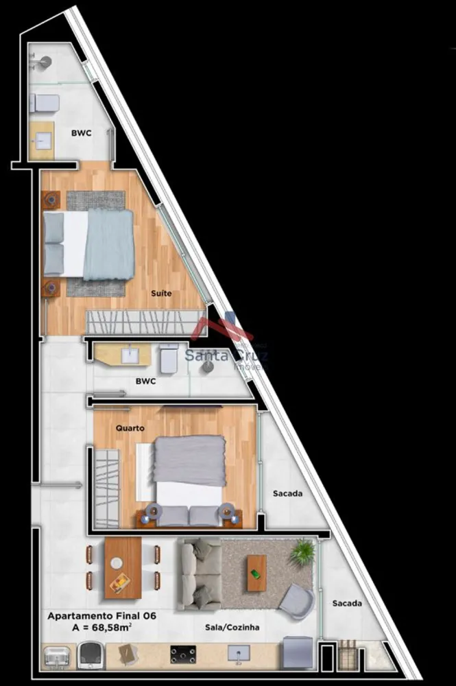 Apartamento, 2 quartos, 69 m² - Foto 10