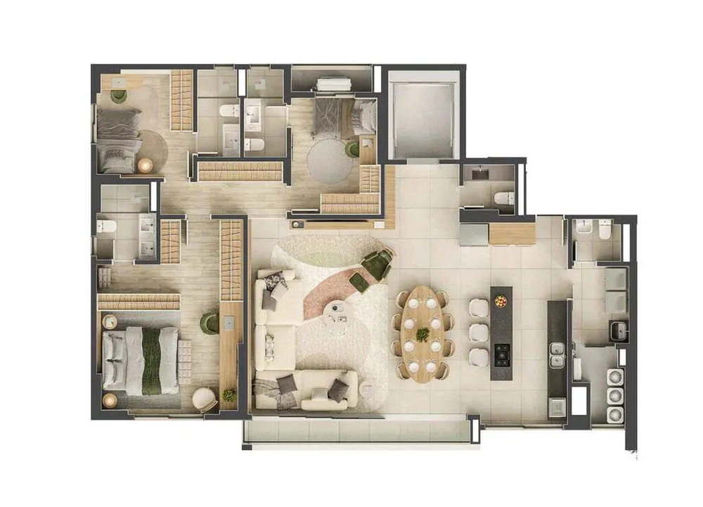 Apartamento, 3 quartos, 151 m² - Foto 15