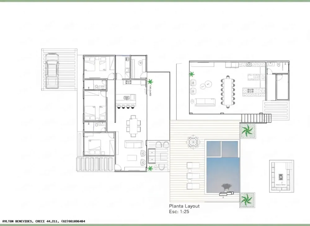 Chácara, 3 quartos, 2301 m² - Foto 6