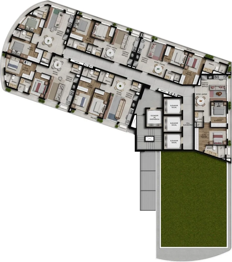 Apartamento, 2 quartos, 74 m² - Foto 13