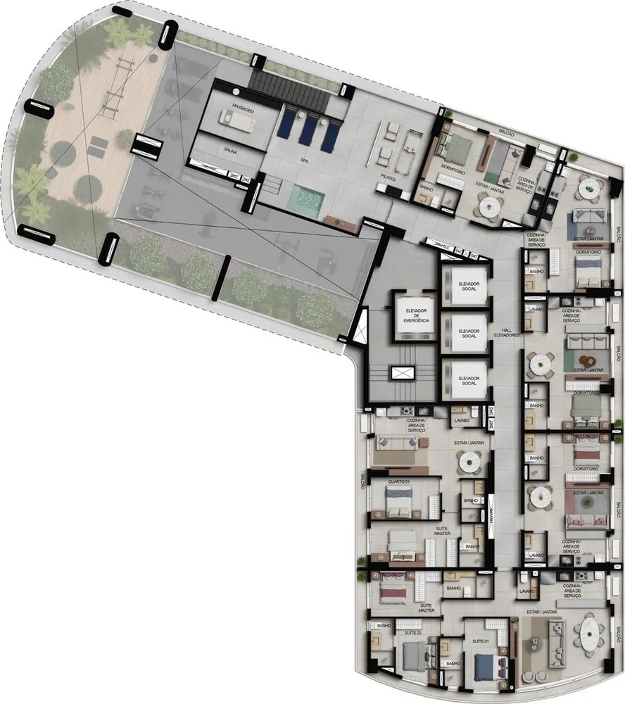 Apartamento, 2 quartos, 74 m² - Foto 12