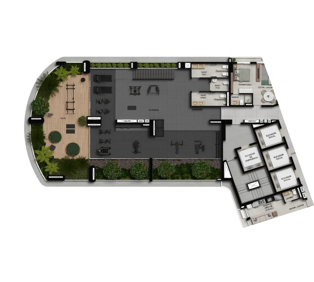Apartamento, 1 quarto, 37 m² - Foto 8
