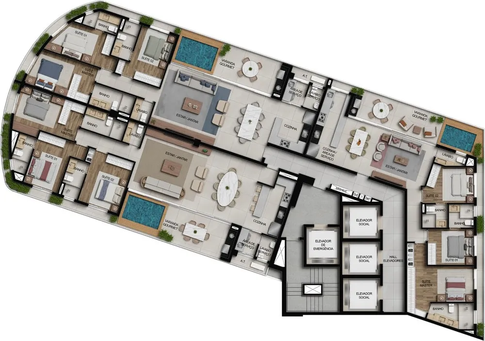 Apartamento, 1 quarto, 37 m² - Foto 7