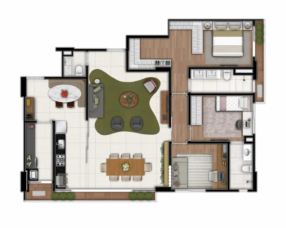 Apartamento, 3 quartos, 130 m² - Foto 13