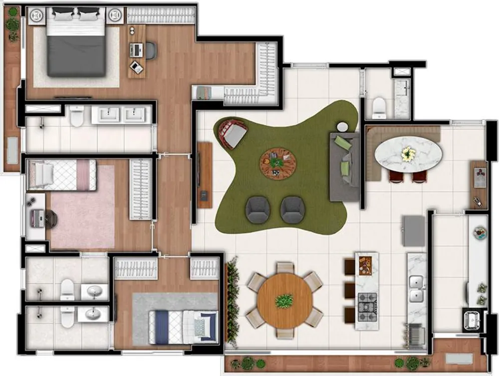 Apartamento, 3 quartos, 130 m² - Foto 11