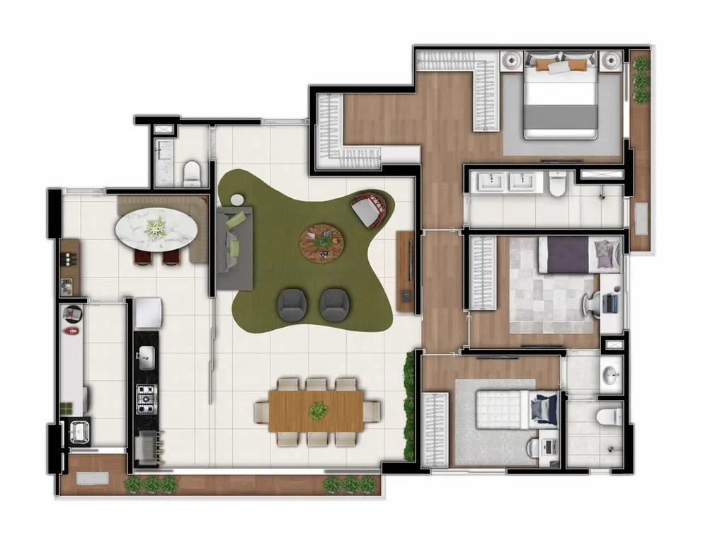 Apartamento, 3 quartos, 130 m² - Foto 12