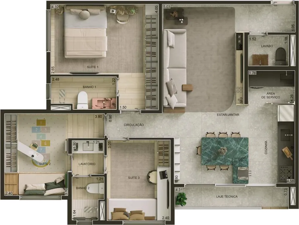 Apartamento, 3 quartos, 83 m² - Foto 19