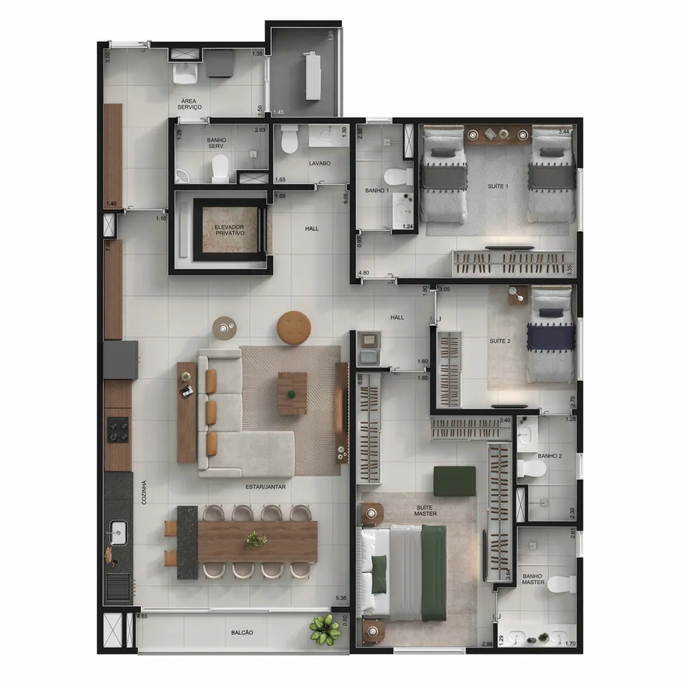 Apartamento, 3 quartos, 131 m² - Foto 20