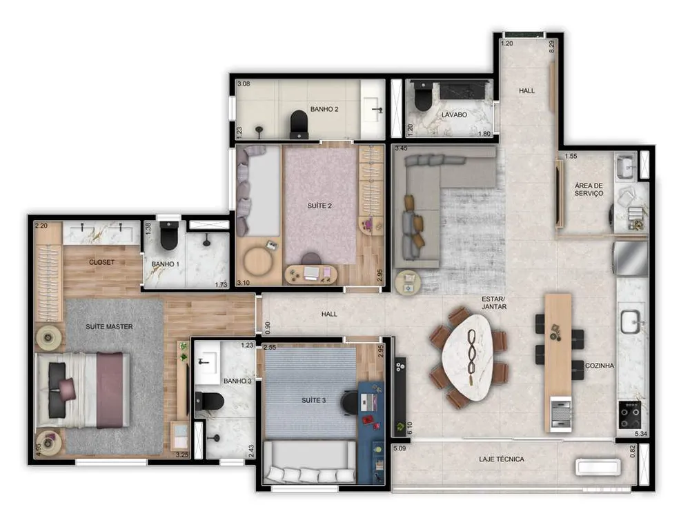 Apartamento, 3 quartos, 79 m² - Foto 16