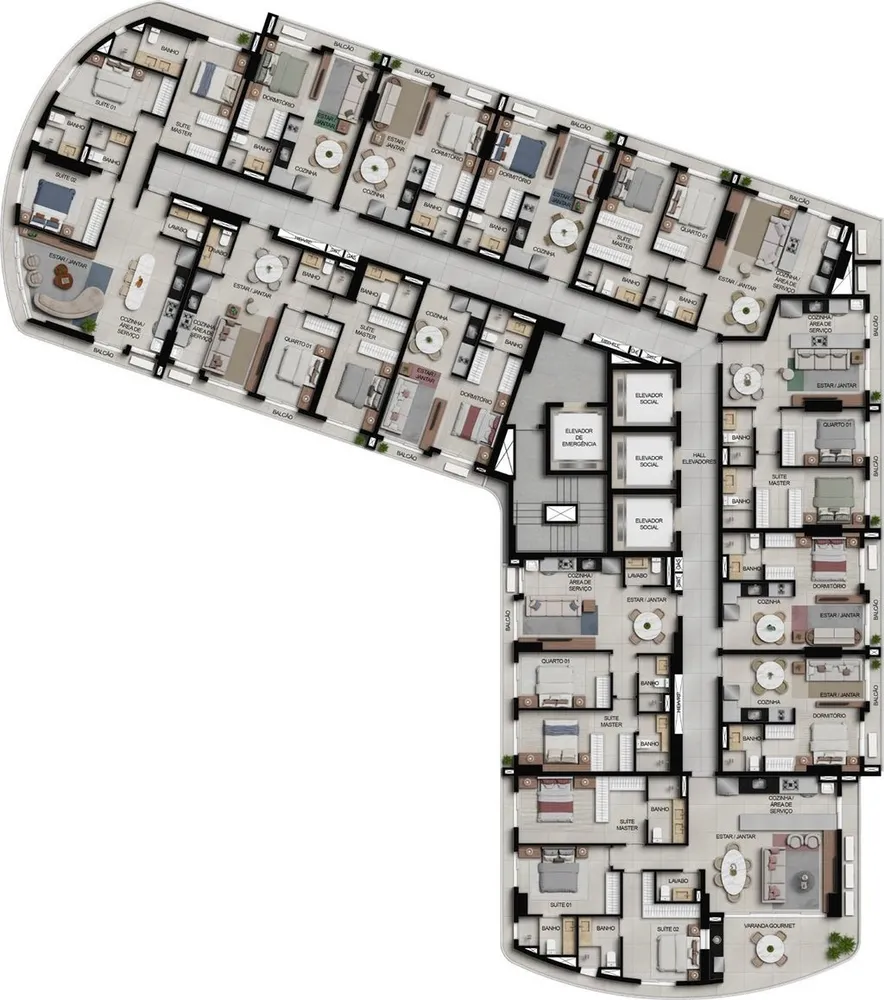 Apartamento, 2 quartos, 73 m² - Foto 11