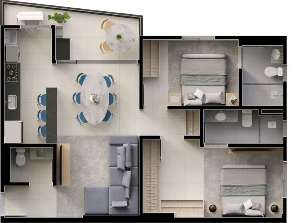 Apartamento, 2 quartos, 78 m² - Foto 14
