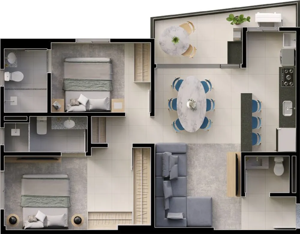 Apartamento, 2 quartos, 78 m² - Foto 15