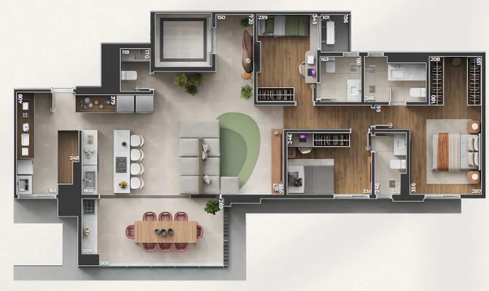 Apartamento, 3 quartos, 148 m² - Foto 15