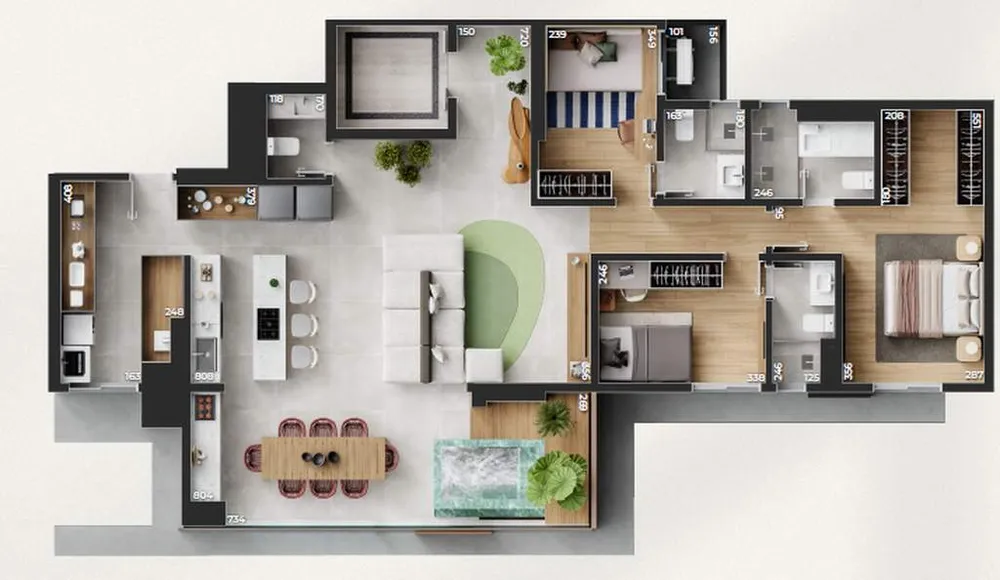 Apartamento, 3 quartos, 148 m² - Foto 16