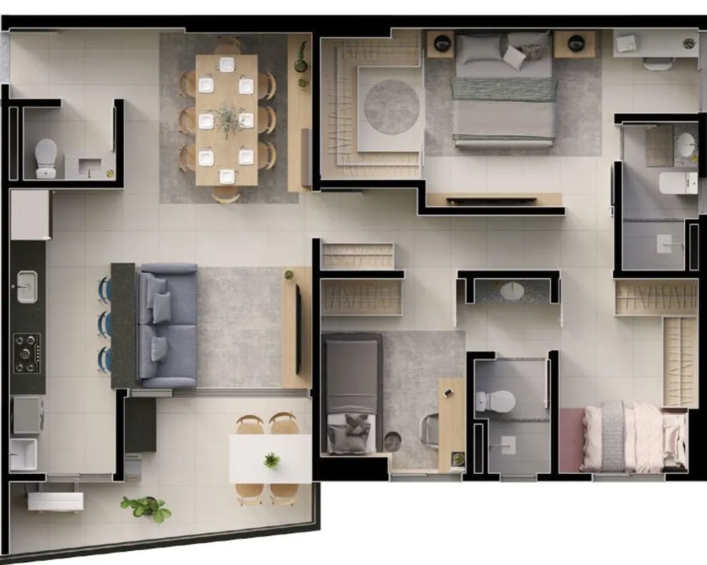 Apartamento, 3 quartos, 94 m² - Foto 16