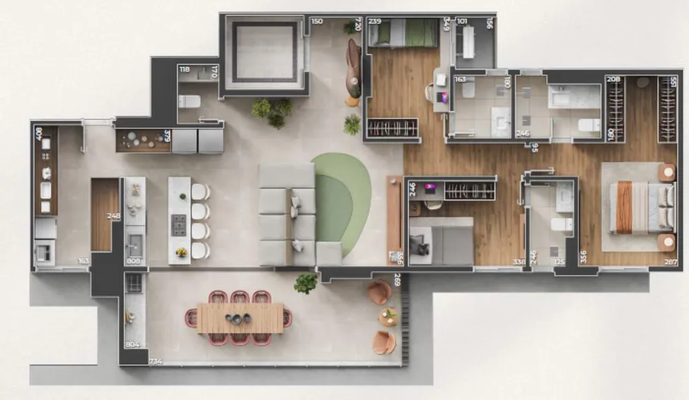Apartamento, 4 quartos, 252 m² - Foto 16
