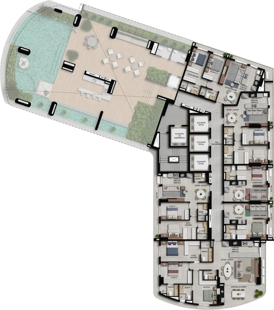 Apartamento, 3 quartos, 100 m² - Foto 14