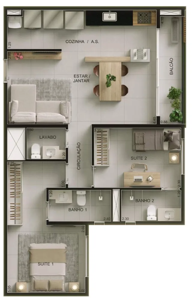 Apartamento, 1 quarto, 38 m² - Foto 17