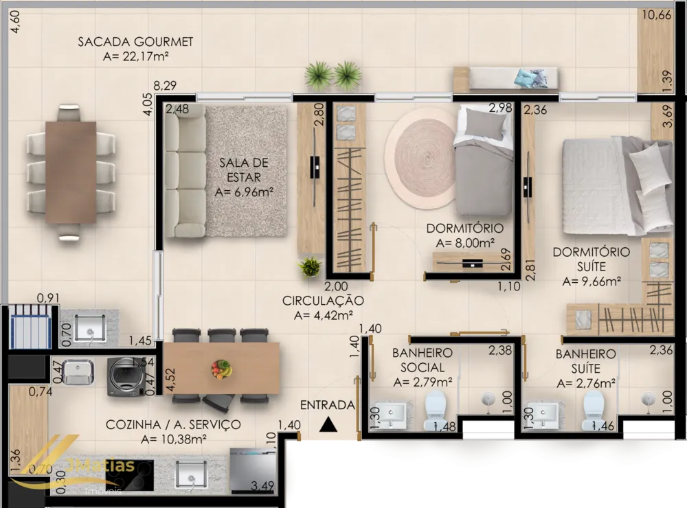Apartamento, 2 quartos, 64 m² - Foto 5