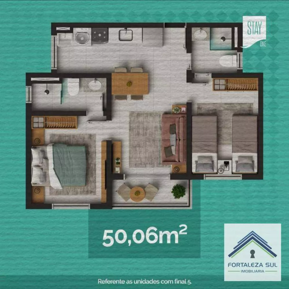 Apartamento, 2 quartos, 43 m² - Foto 7