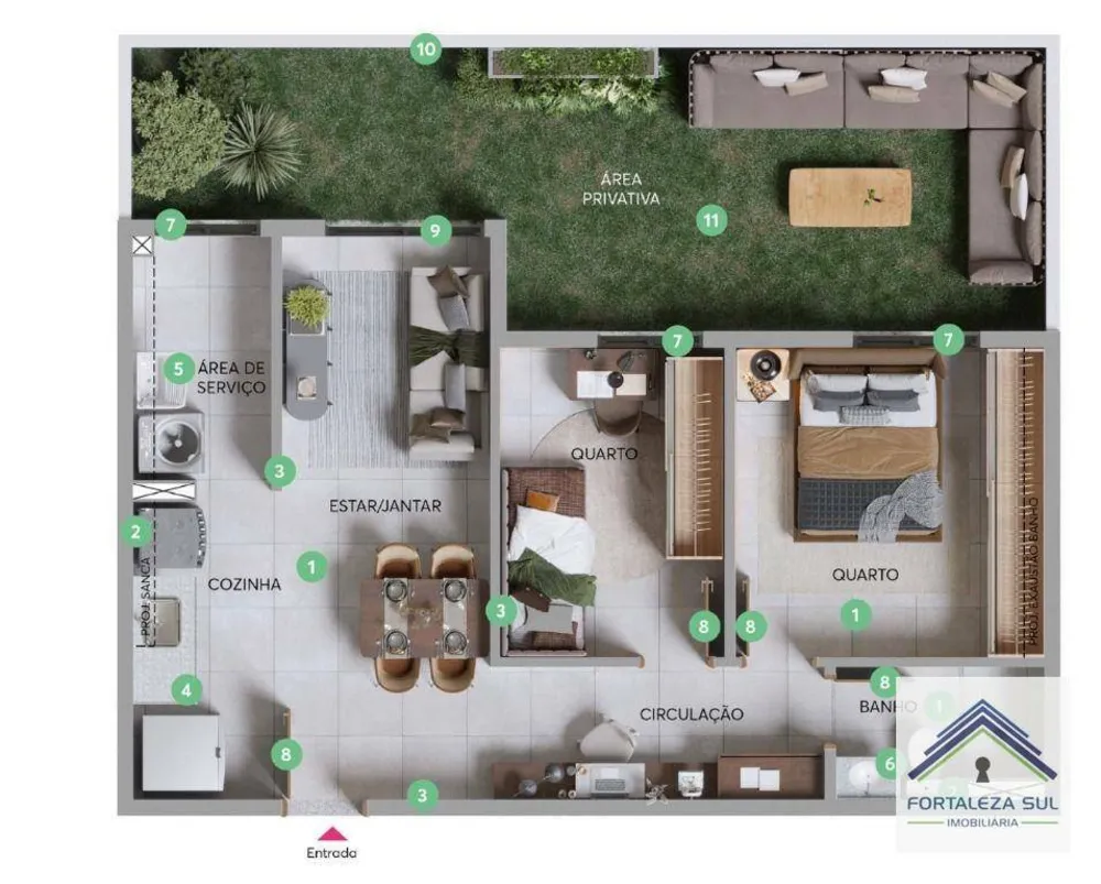 Apartamento, 2 quartos, 43 m² - Foto 4