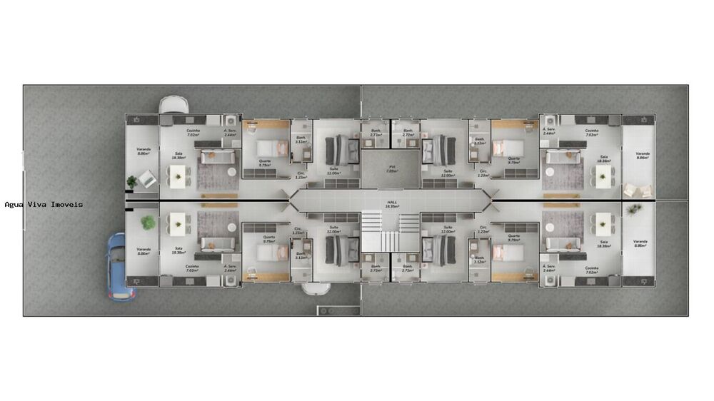 Apartamento, 2 quartos, 72 m² - Foto 10