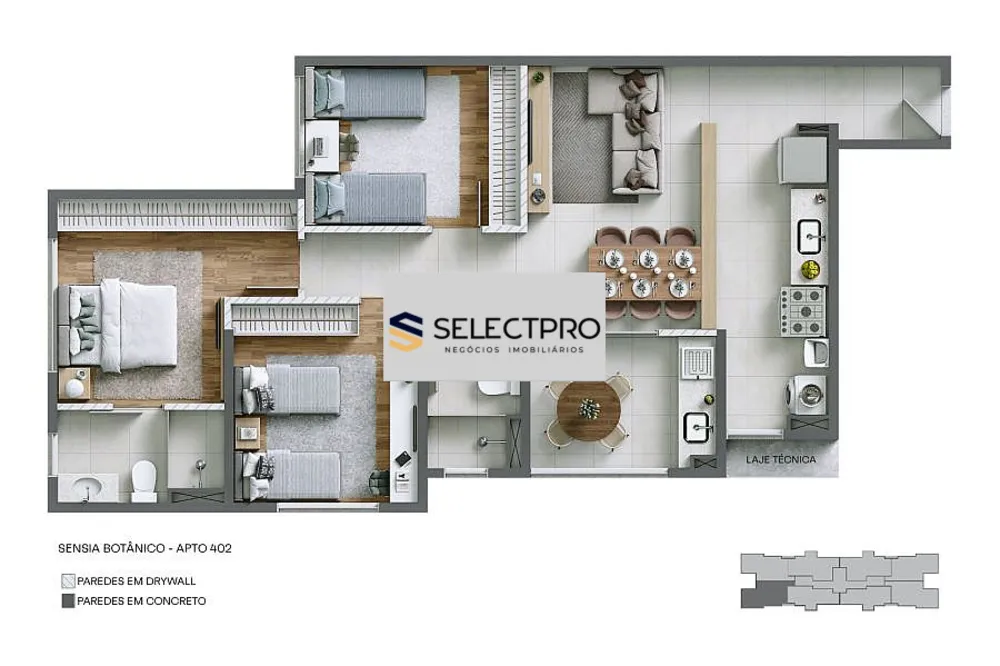 Apartamento, 3 quartos, 77 m² - Foto 16