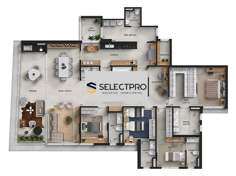 Apartamento, 4 quartos, 237 m² - Foto 6