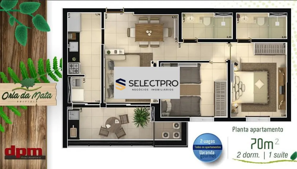 Apartamento, 2 quartos, 70 m² - Foto 16