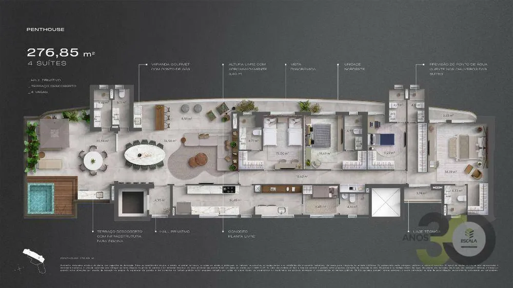 Apartamento, 3 quartos, 116 m² - Foto 8
