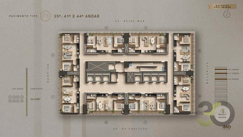Apartamento, 1 quarto, 47 m² - Foto 3