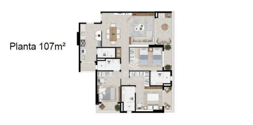 Apartamento à venda com 3 quartos, 81m² - Foto 12