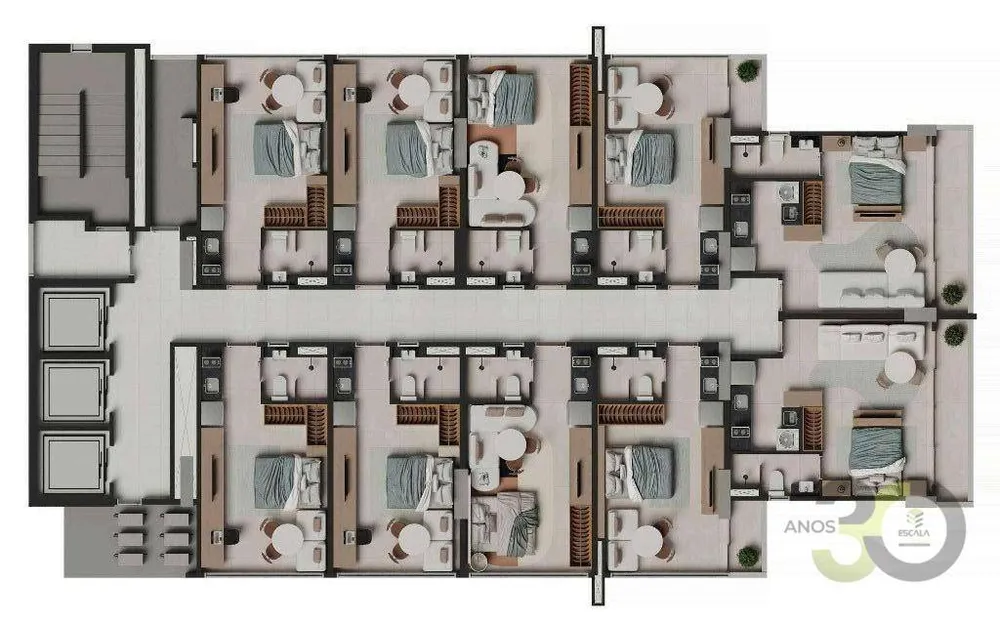 Apartamento, 1 quarto, 35 m² - Foto 4