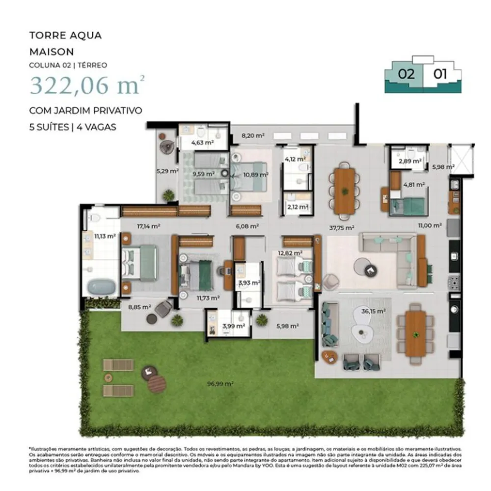 Apartamento, 4 quartos, 173 m² - Foto 8
