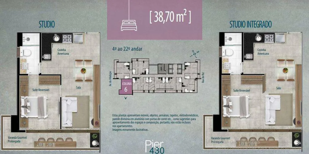 Apartamento, 1 quarto, 45 m² - Foto 11