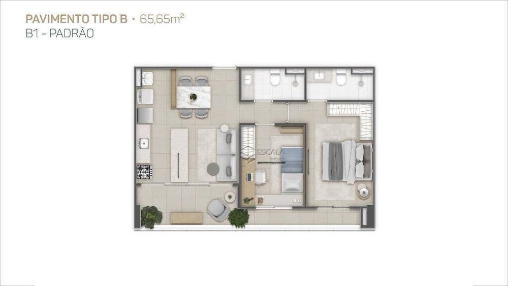 Apartamento, 3 quartos, 79 m² - Foto 11