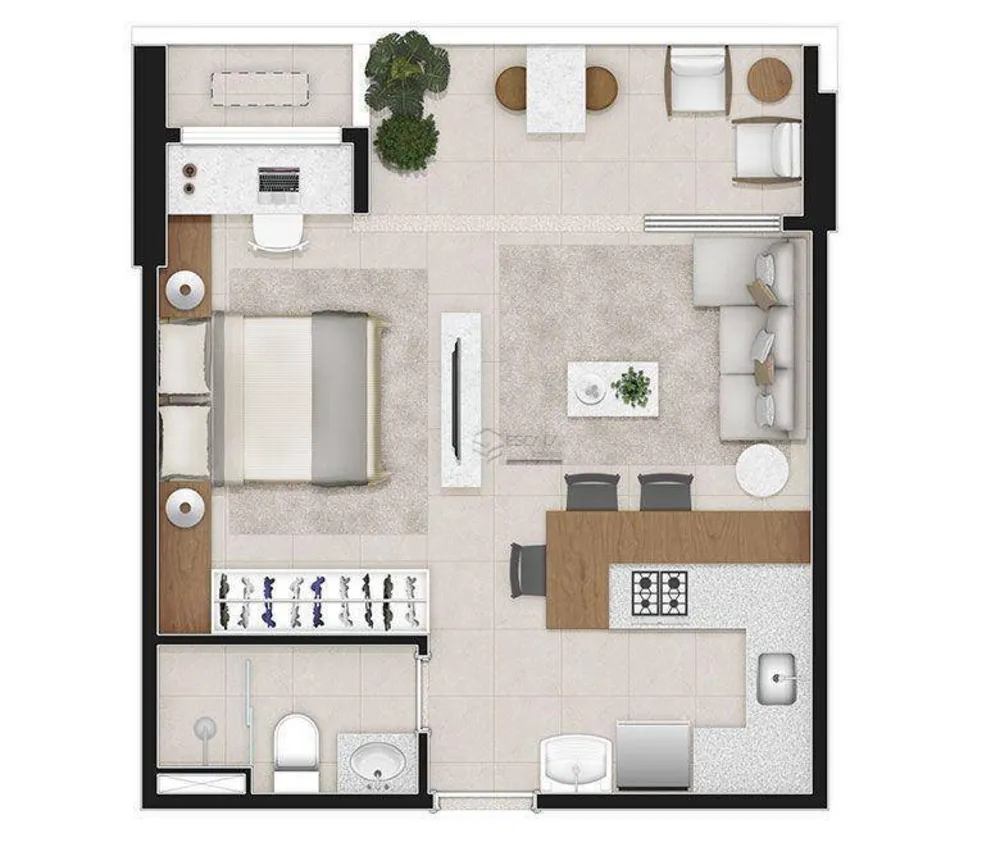 Apartamento, 2 quartos, 59 m² - Foto 8