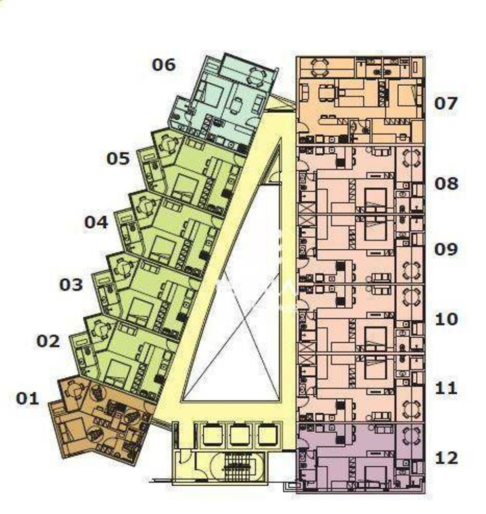 Apartamento, 1 quarto, 54 m² - Foto 1