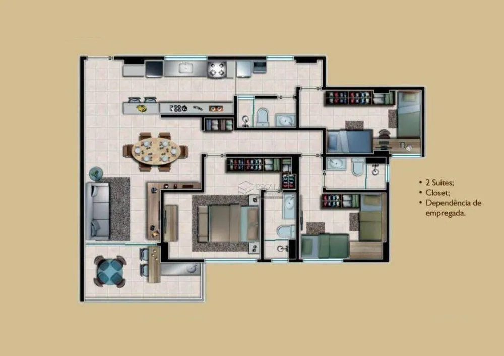 Apartamento, 3 quartos, 107 m² - Foto 10