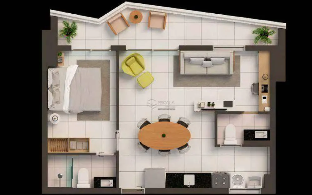 Apartamento, 2 quartos, 58 m² - Foto 3