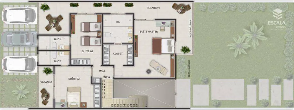 Casa de Condomínio, 3 quartos - Foto 7