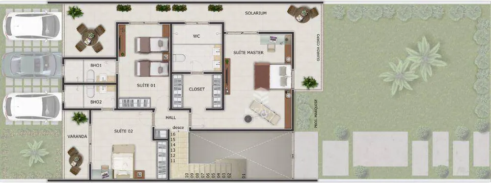 Casa de Condomínio, 3 quartos - Foto 12