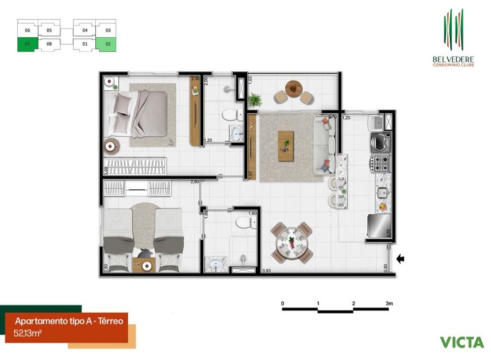 Apartamento à venda com 2 quartos, 52m² - Foto 28