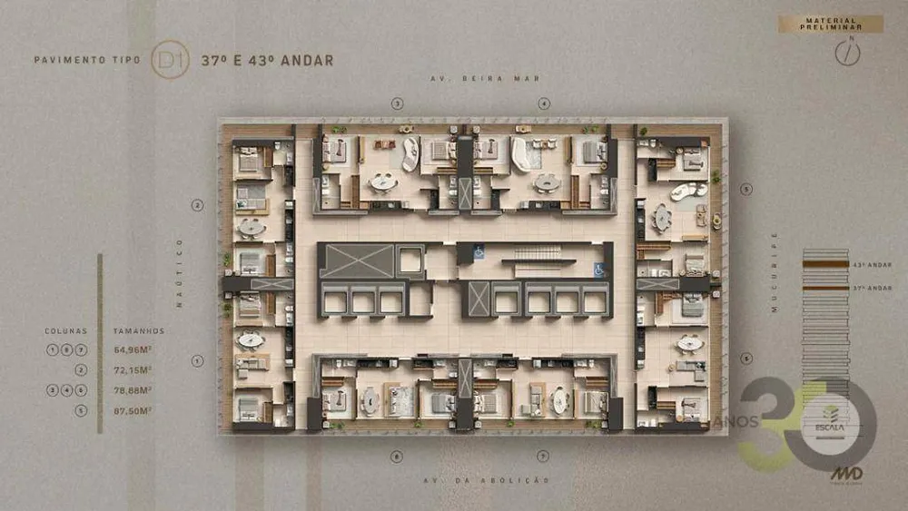 Apartamento, 1 quarto, 39 m² - Foto 2