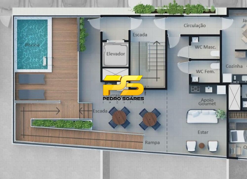 Apartamento, 2 quartos, 53 m² - Foto 4