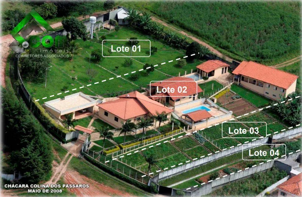 Chácara, 6 quartos, 2500 m² - Foto 1