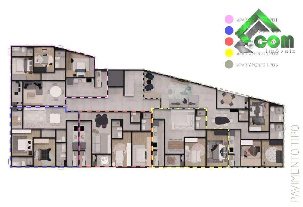 Apartamento, 2 quartos, 69 m² - Foto 2