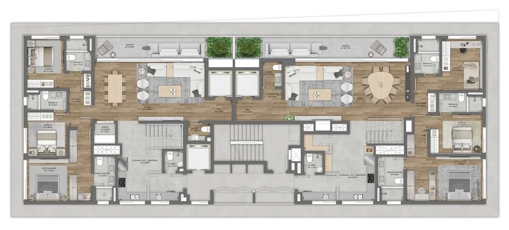 Apartamento, 3 quartos, 154 m² - Foto 3